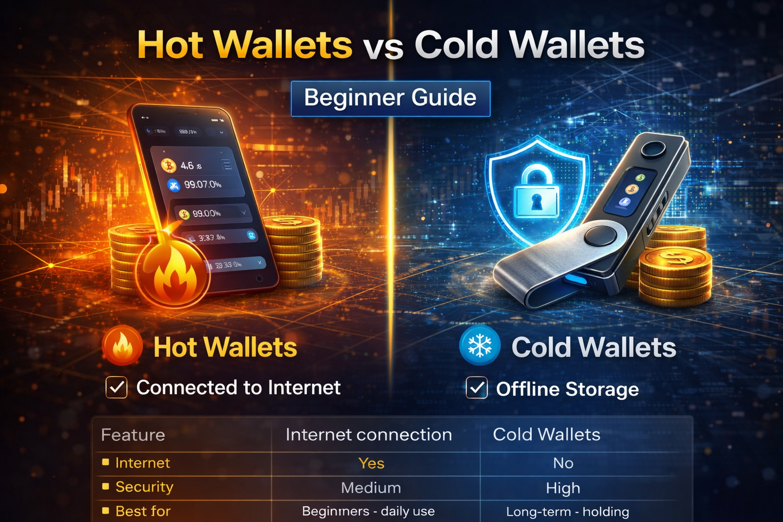 hot wallet vs cold wallet